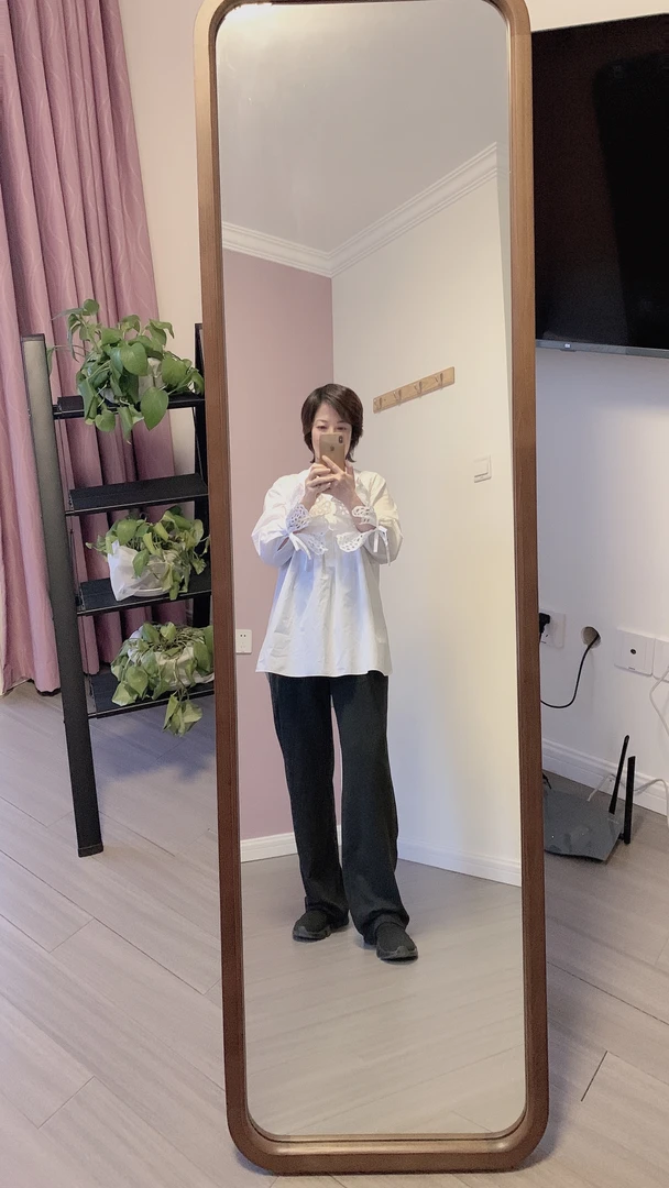 99新 Chloe/蔻依 葡萄籽奢潮/白色气质蕾丝衬衫/36时尚休闲衬衣