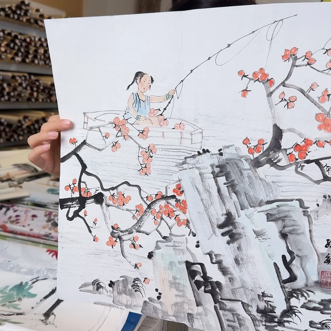 纯手绘的好作品品