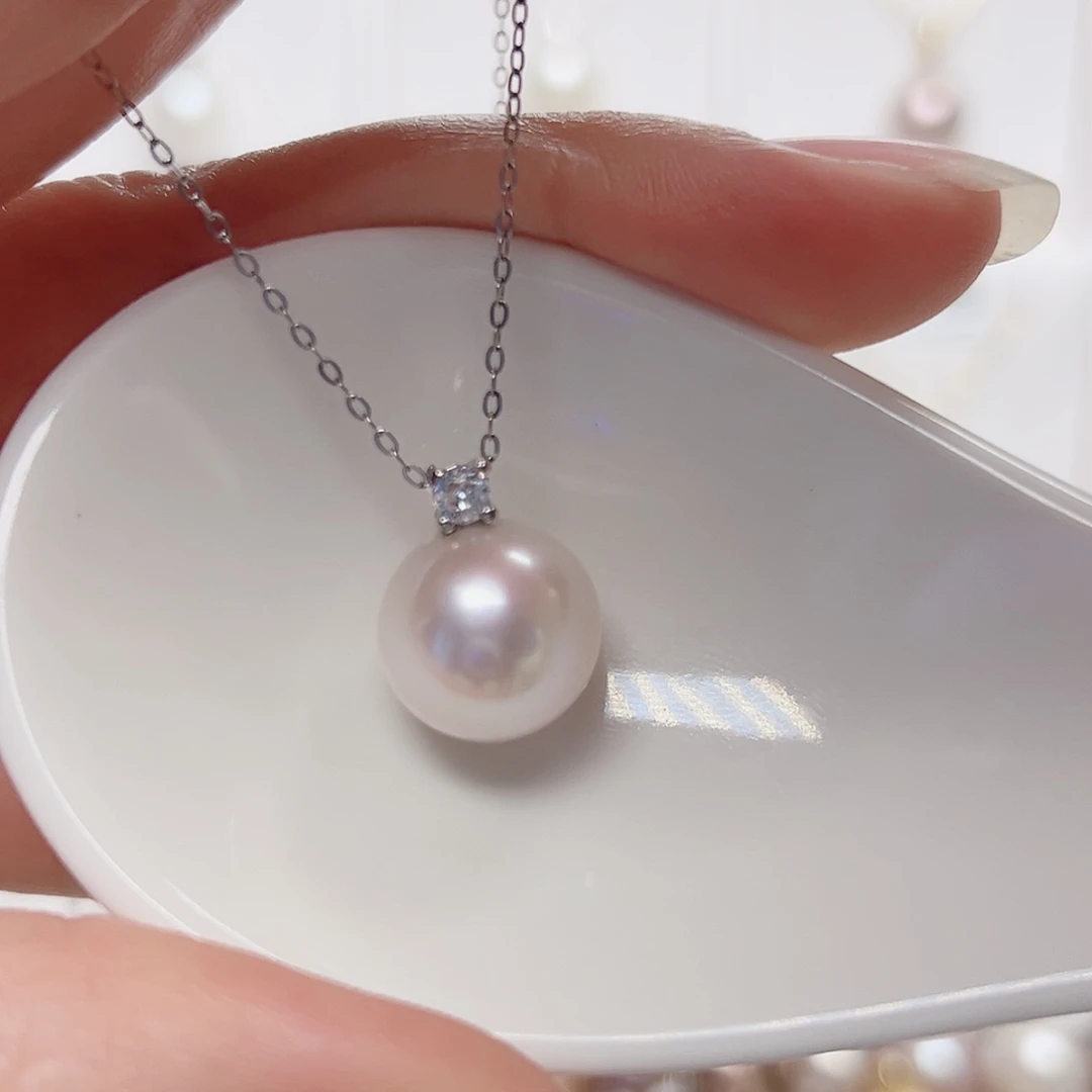 未镶嵌淡水珍珠吊坠(赠链)