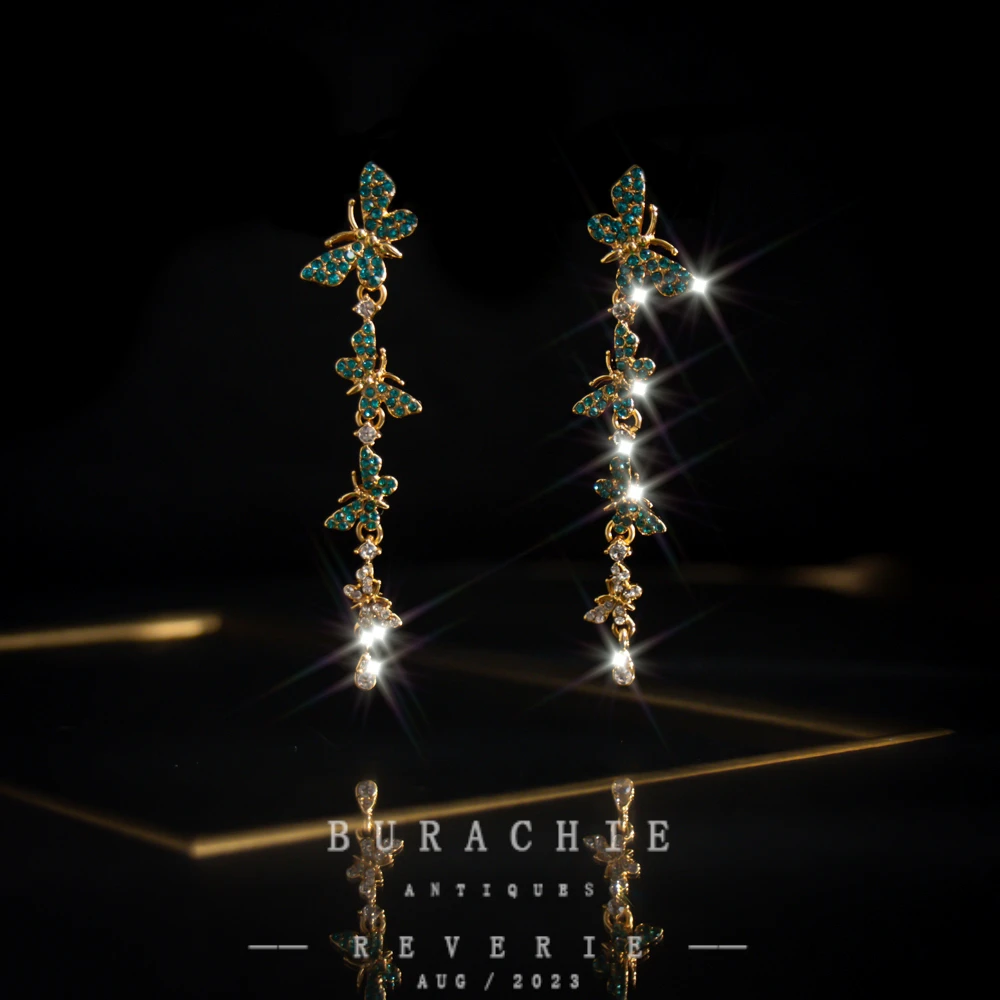 铜合金仿水晶耳饰 【2762】周年珍藏英｜经典原标克拉