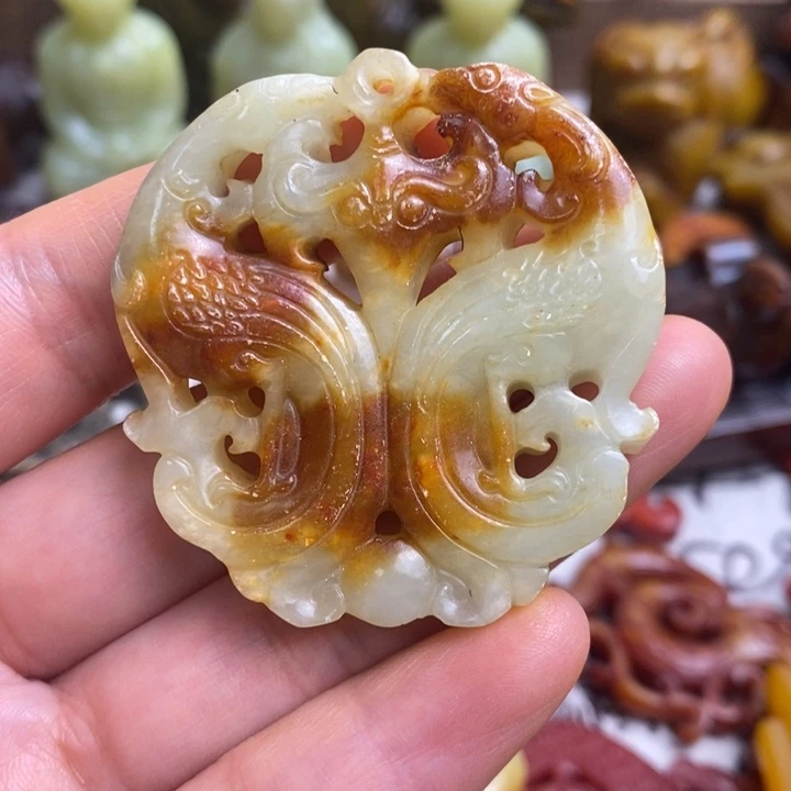 未镶嵌蛇纹石玉颈饰120