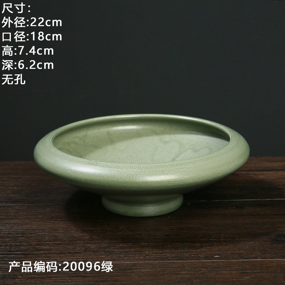 水培绿植专用陶瓷花盆无孔器皿高颜值创意客厅桌面