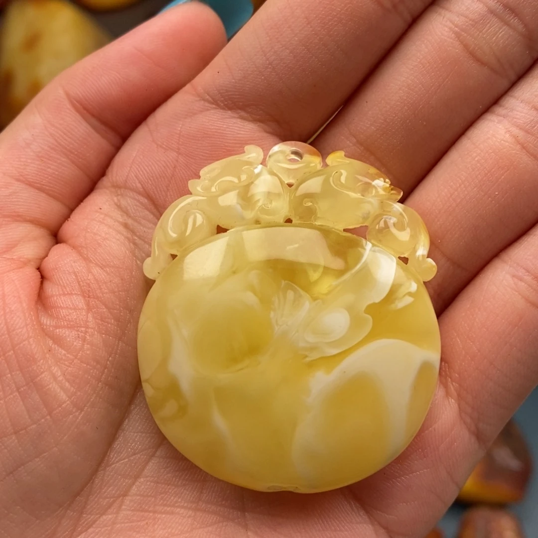 未镶嵌定制琥珀蜜蜡