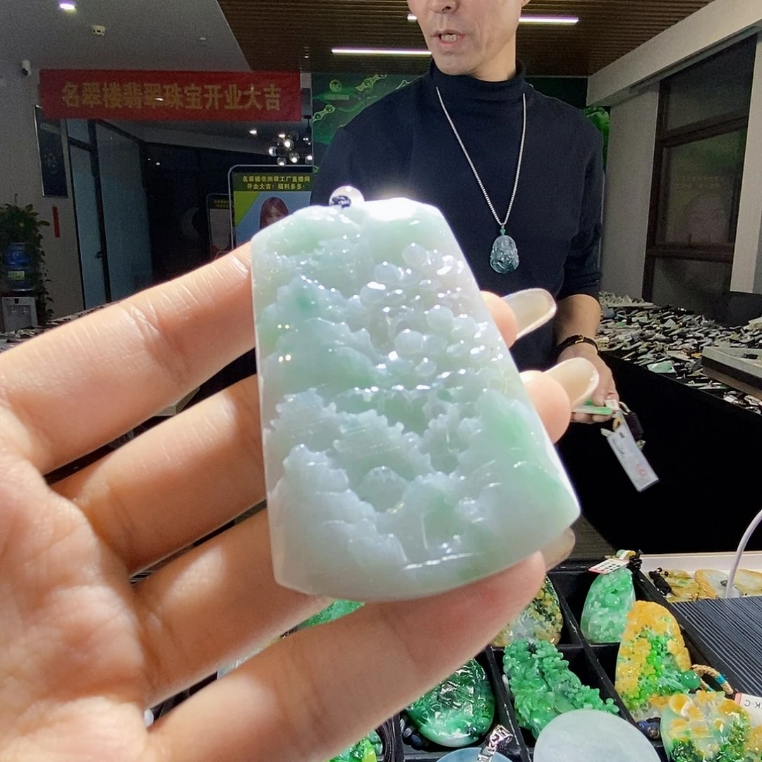 颈饰未镶嵌翡翠翡翠