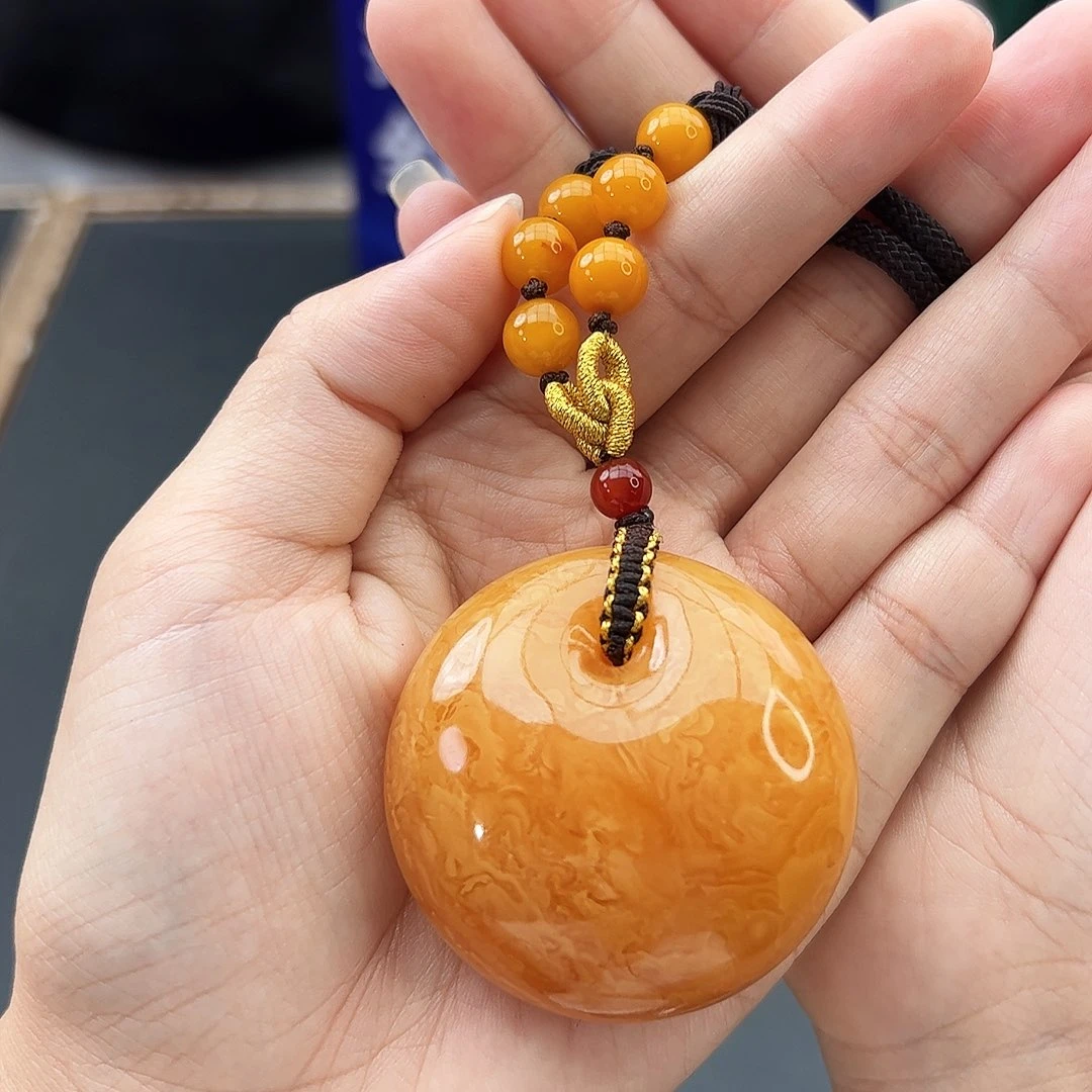 手链琥珀未镶嵌吊坠