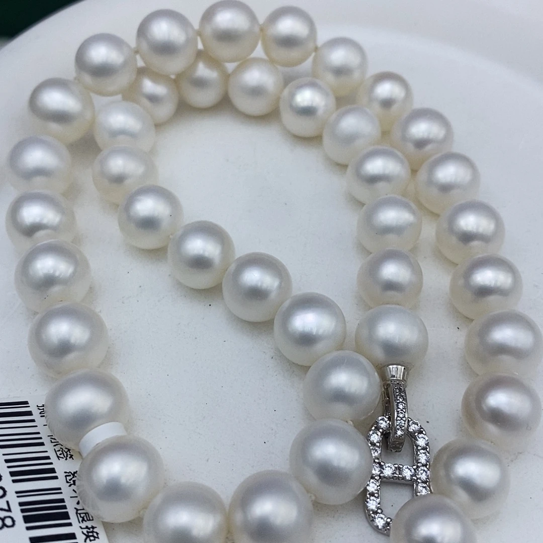 未镶嵌淡水珍珠项链10-11无核高品