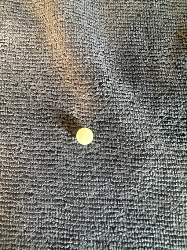 天然和田玉黄口小圆珠 7-8mm