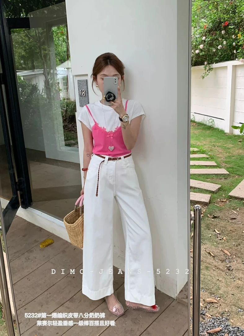 【丽鑫】5232超薄直筒奶奶裤