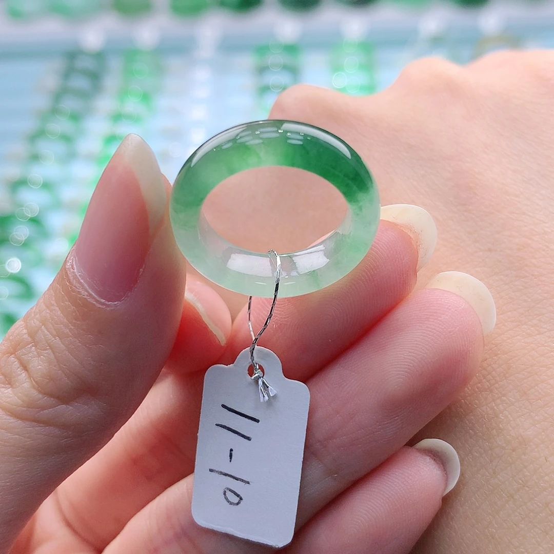 未镶嵌戒指翡翠A货缅甸翡翠