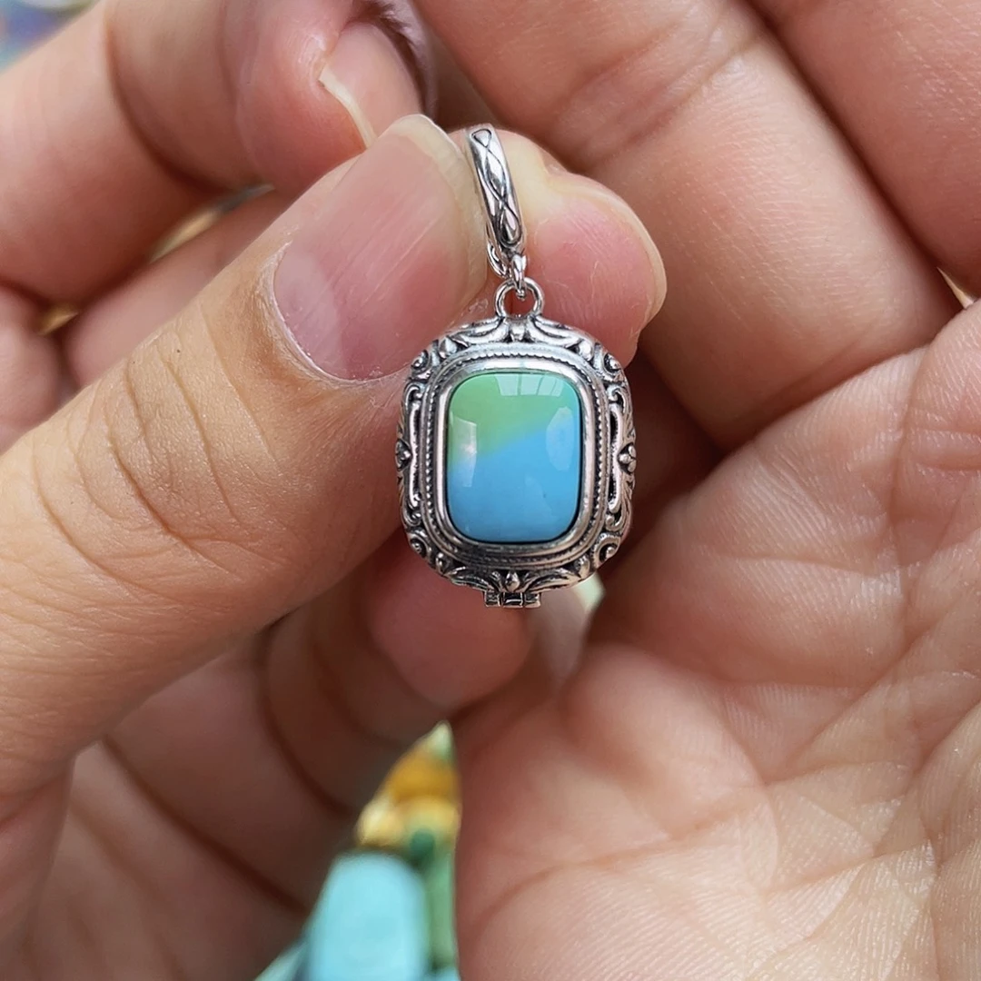 绿松石未镶嵌吊坠(不含链)