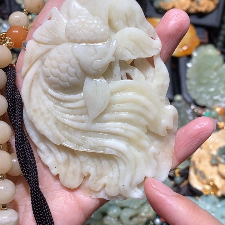 岫玉毛衣链未镶嵌