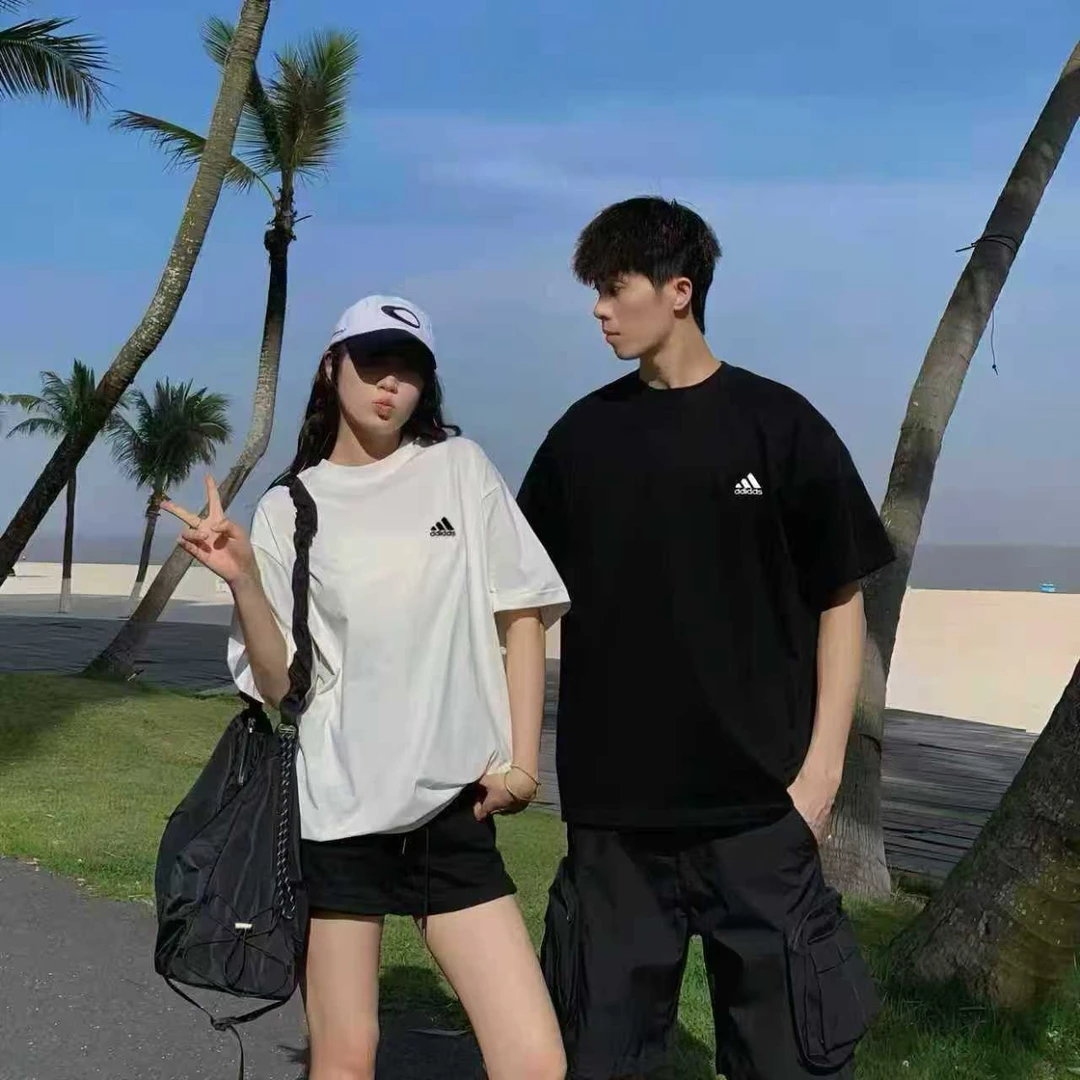 【品牌福利大促】时尚简约情侣必备T恤短袖 / 男女同款 / T111