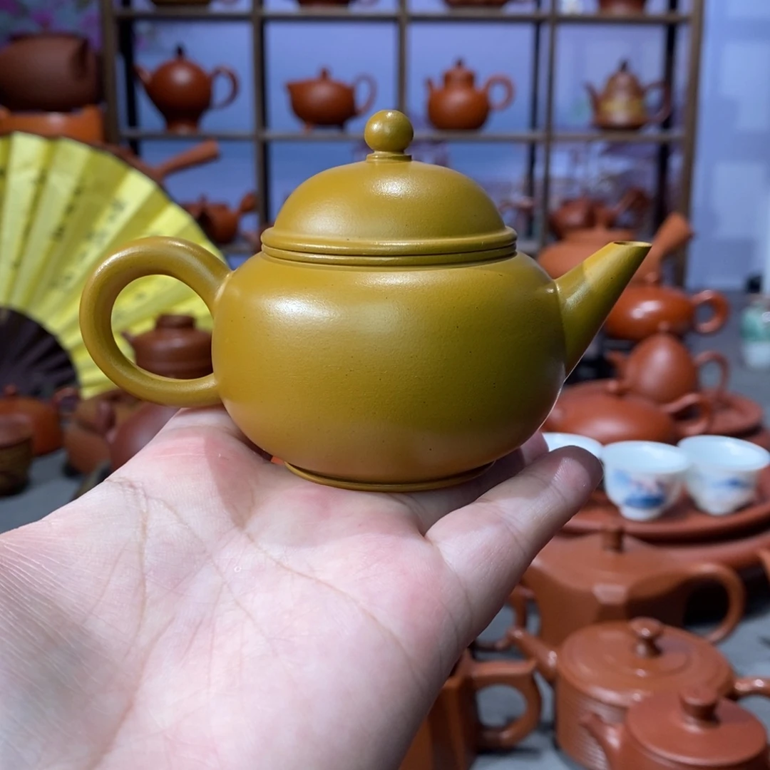 茶壶紫砂吴炫杰段泥水平壶95c