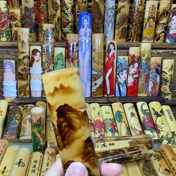 香榧木实心玉竹 实心玉竹