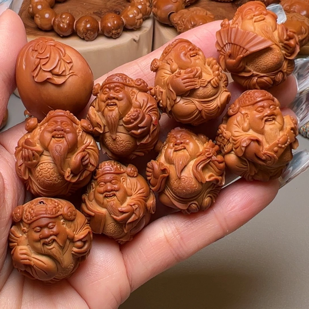 橄榄核手串/手链2.35-2.4瑞兽财神