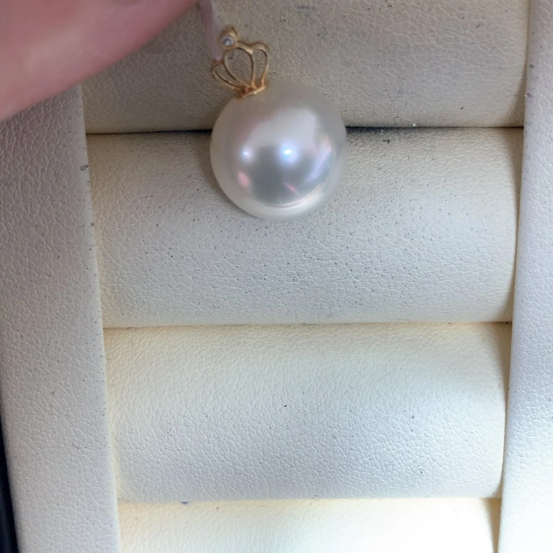 海水珍珠颈饰18K金镶嵌