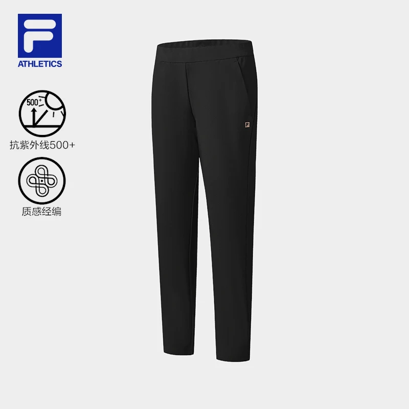 Fila/斐乐女子【锦氨经编夏季耐磨透气高弹】运动款长裤A11W521602F