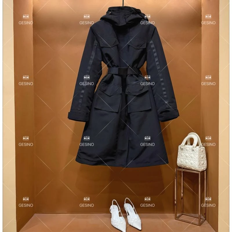 【悠悠】秋冬气质时尚中长款半高领鹅绒服女款休闲女QD-2024953