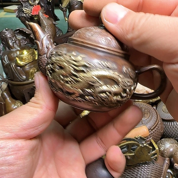 铜器办公室茶室摆件