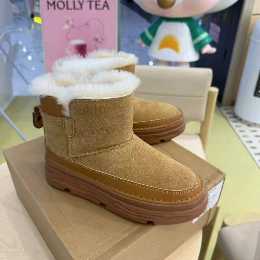 休闲冬季时尚雪地靴保暖轻职风防滑高帮时尚