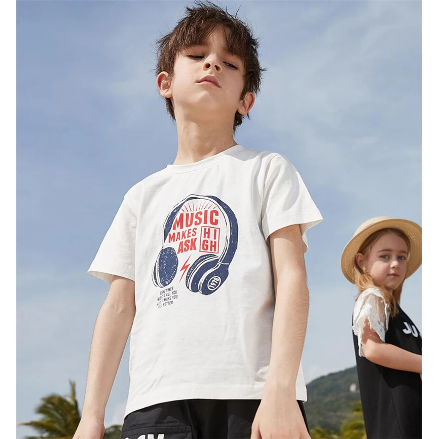 儿童短袖流苏印花印花类速干T恤运动夏季嬉皮部落风2025夏季新款