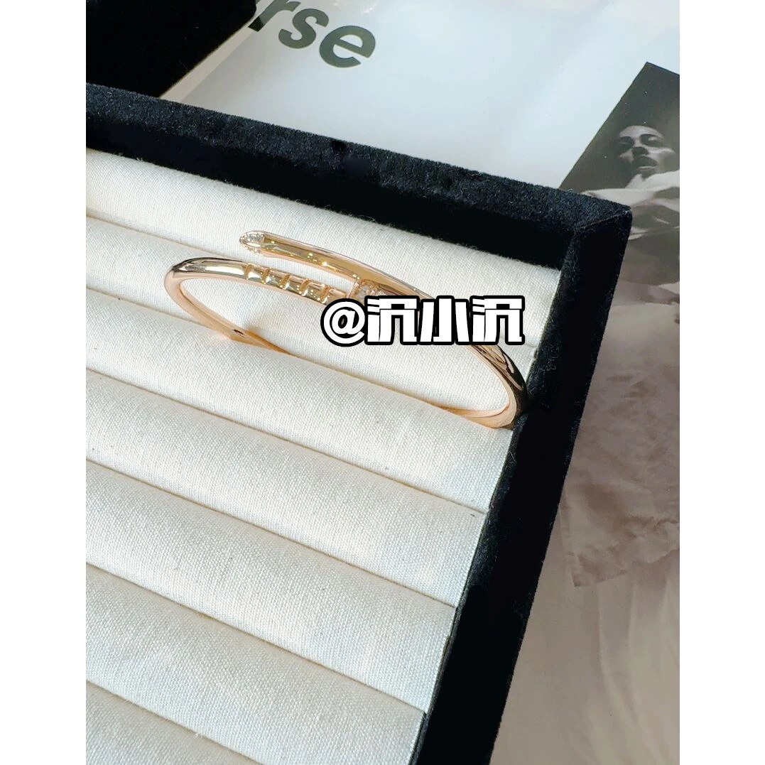 铜合金手镯 【细版金色钉镯】高版本气质百搭时尚手镯K13