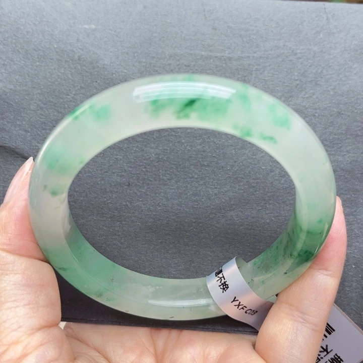 石英质玉未镶嵌手镯54-55