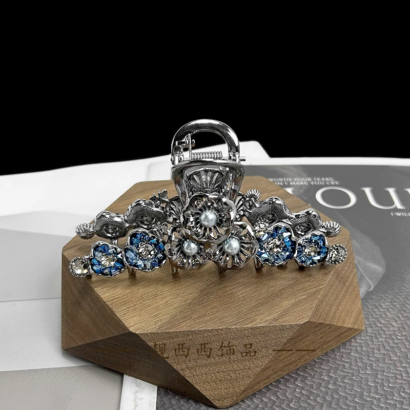 【LXX靓西西】8064 优雅法式浪漫风高级感9厘米抓夹