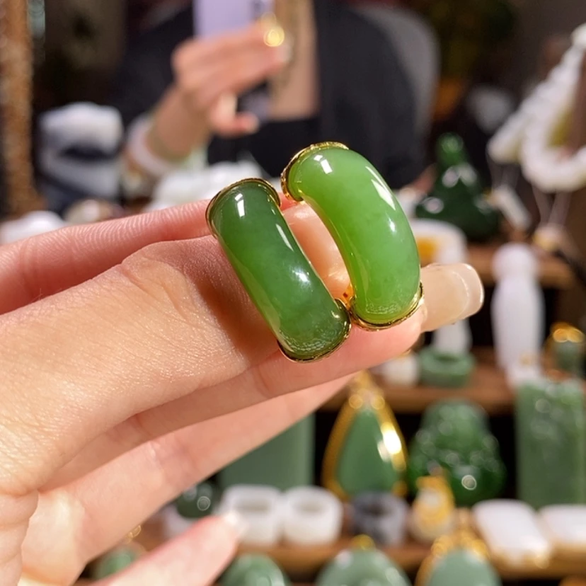 【闪购商品】项链银S925镶嵌和田玉耳饰