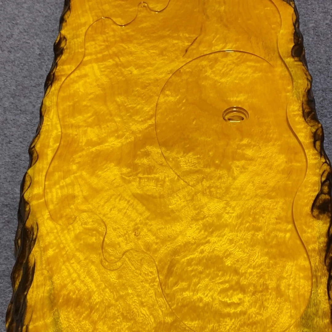 闯*非洲大叶金丝楠木茶盘