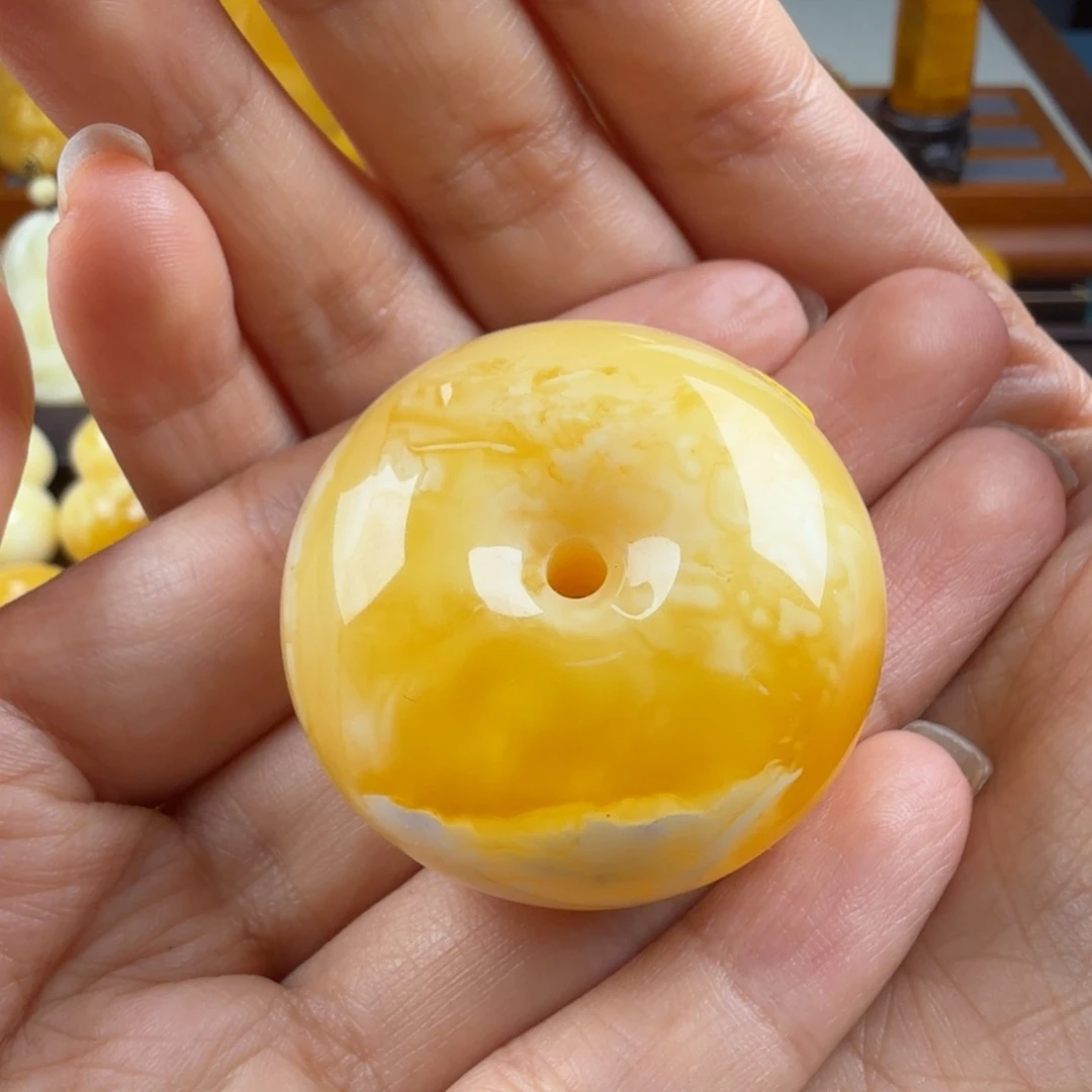 琥珀颈饰未镶嵌纯天然琥珀蜜蜡无优化