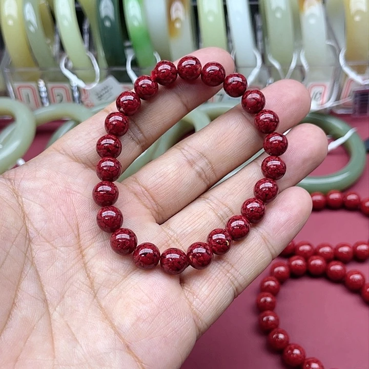 和田玉手串未镶嵌无**路