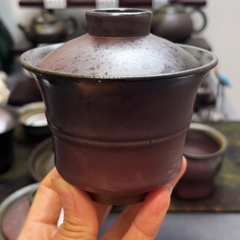 安***康茶盏景德柴烧茶具-纯手工茶具