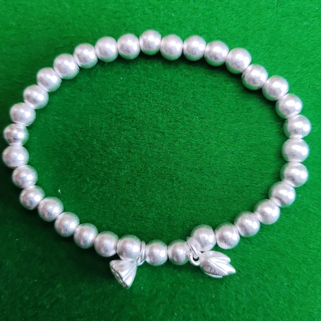 足银手链 不止银饰实心精品手饰  银色手链(无礼盒)YZ059