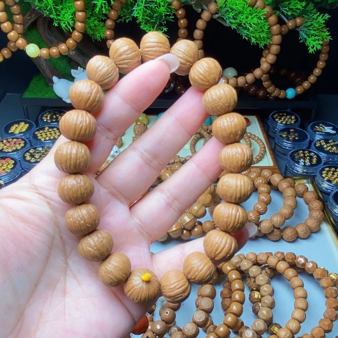 猴头核桃手串微瑕