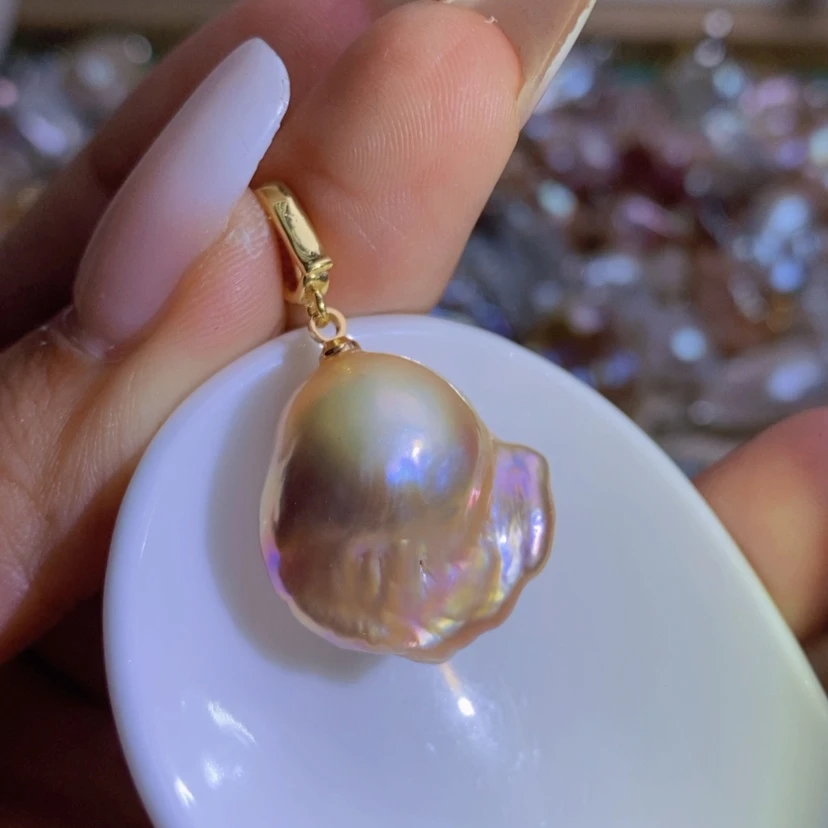 【闪购商品】合金淡水珍珠天然珍珠（微瑕）