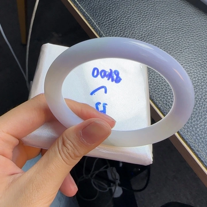 未镶嵌手镯翡翠紫罗兰-55圈