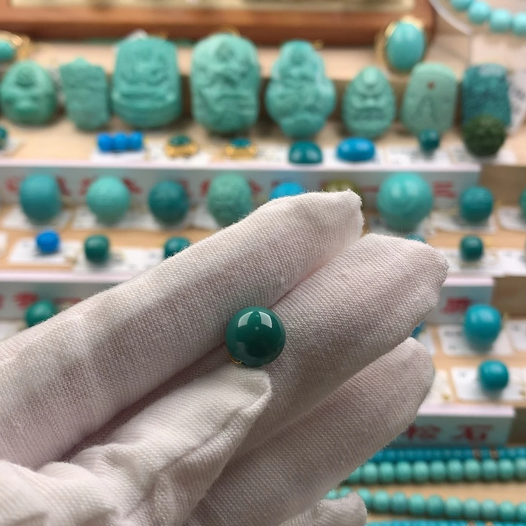 绿松石未镶嵌珠宝奇石9.5