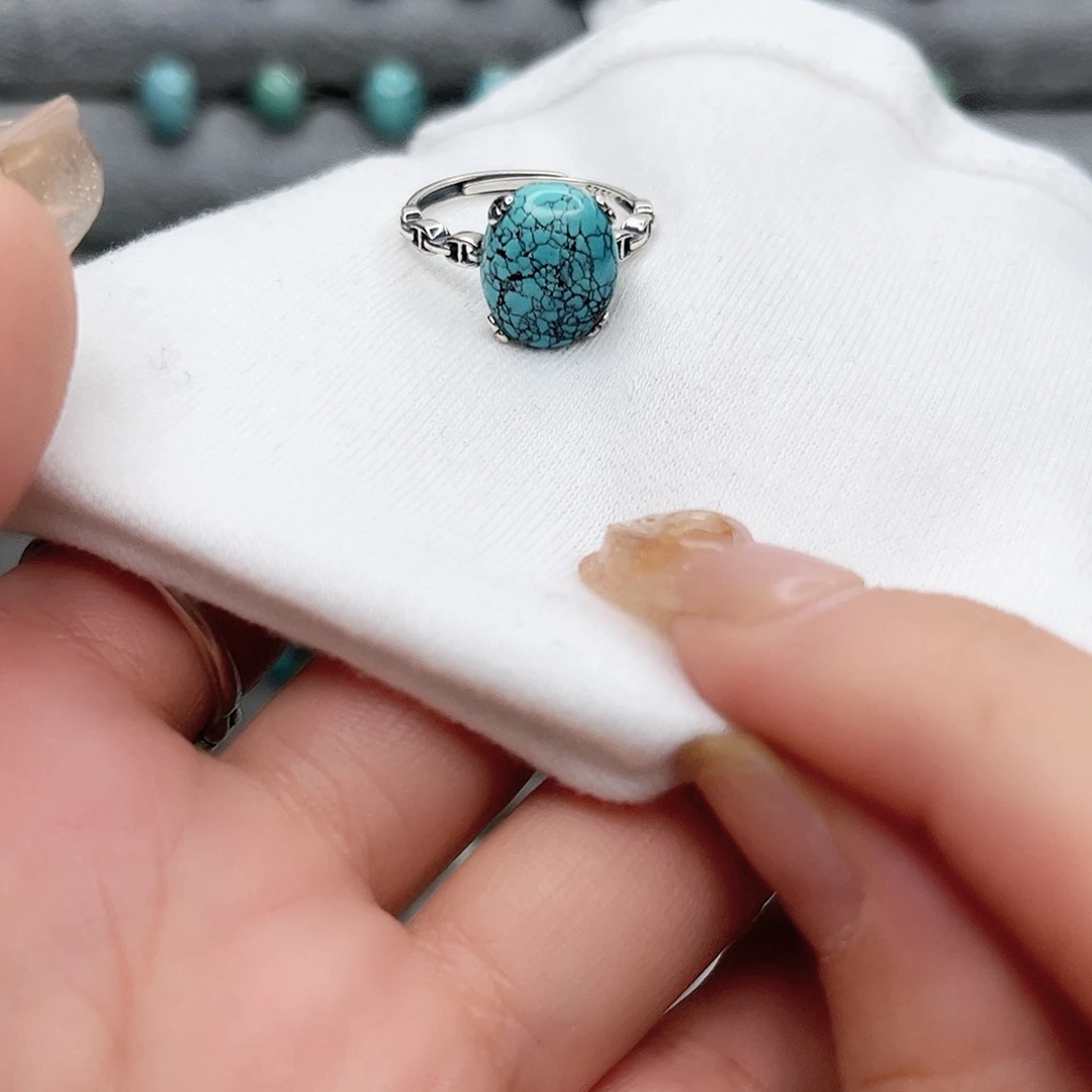 绿松石绿松石未镶嵌蜡***子