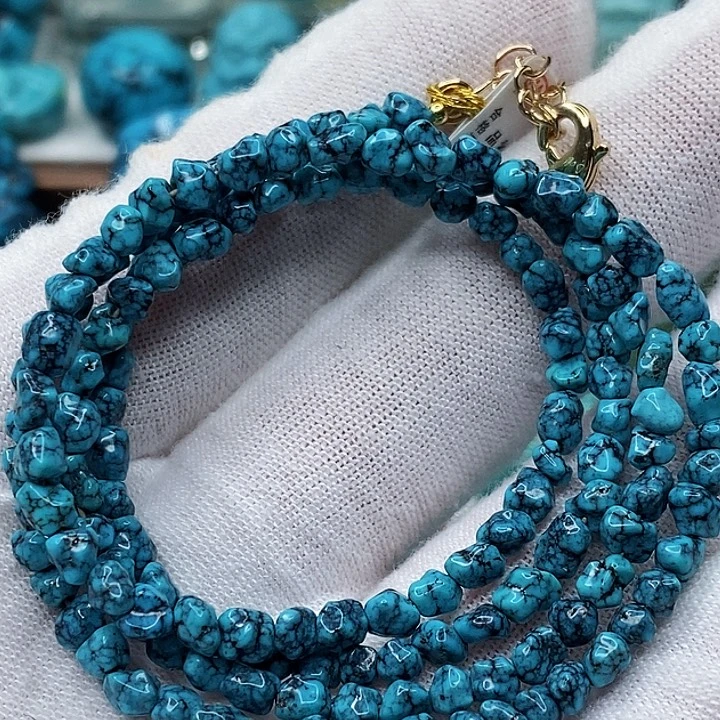 绿松石未镶嵌天然原矿 地大质检