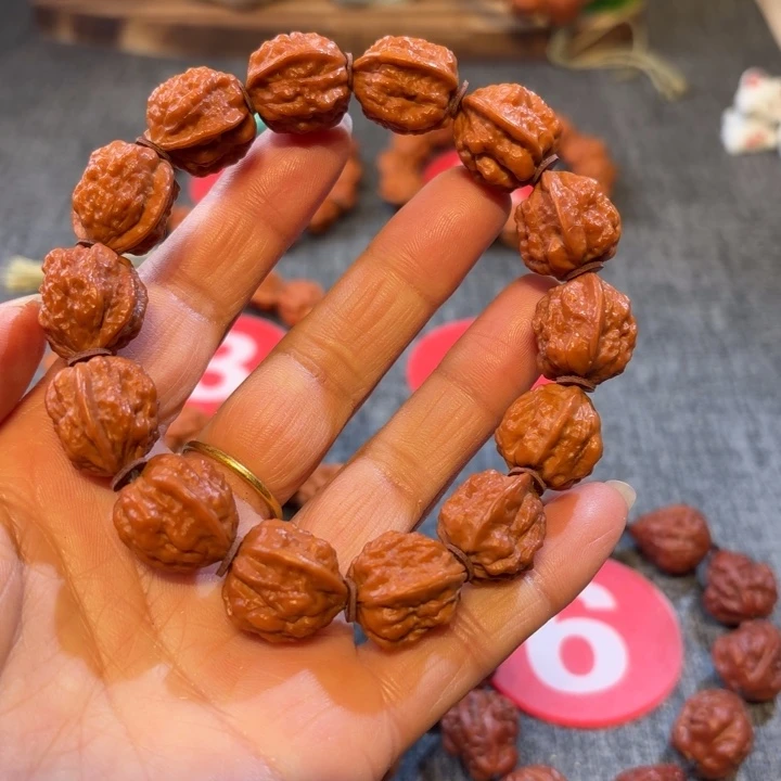 花***少文玩核桃手串小金蟾