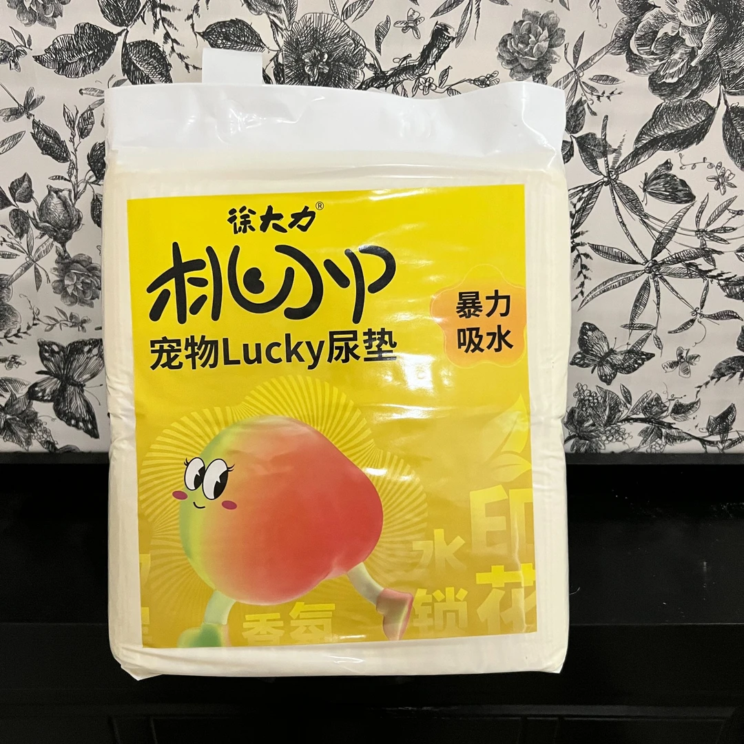徐大力香氛印花款干爽网面狗尿垫宠物隔尿垫加厚消臭训导狗尿片