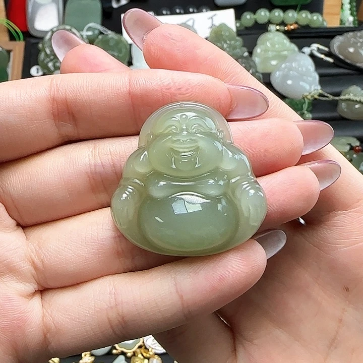 颈饰未镶嵌和田玉卡35