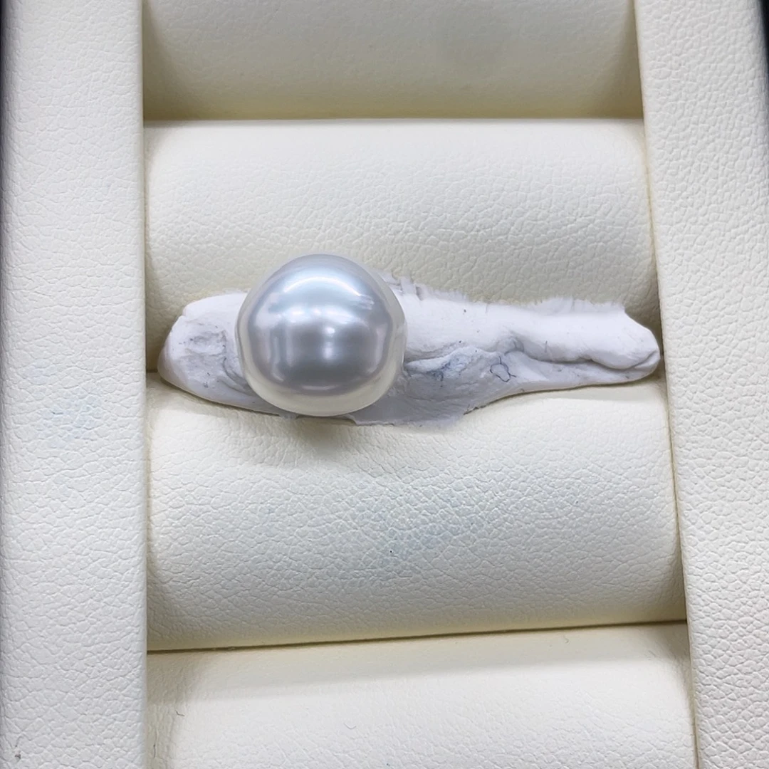 海水珍珠裸珠澳白12-13mm