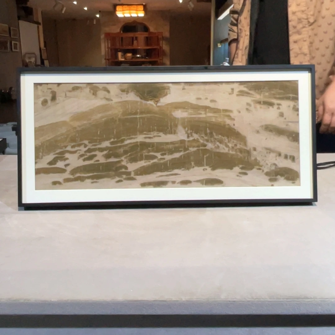 彩石三峡清江画面石