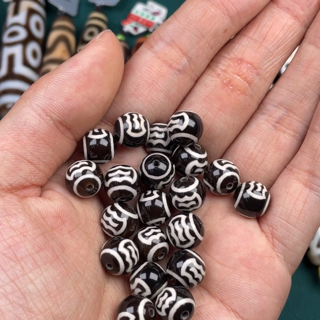 玛瑙/玉髓裸珠大鹏鸟20粒