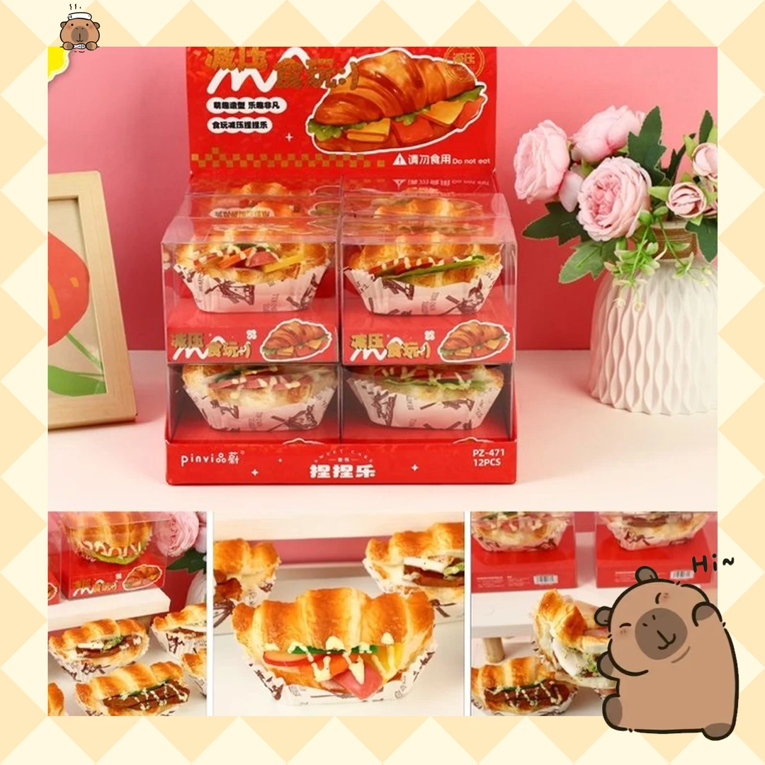 【对对碰+许愿色】捏捏立体食物冰箱贴