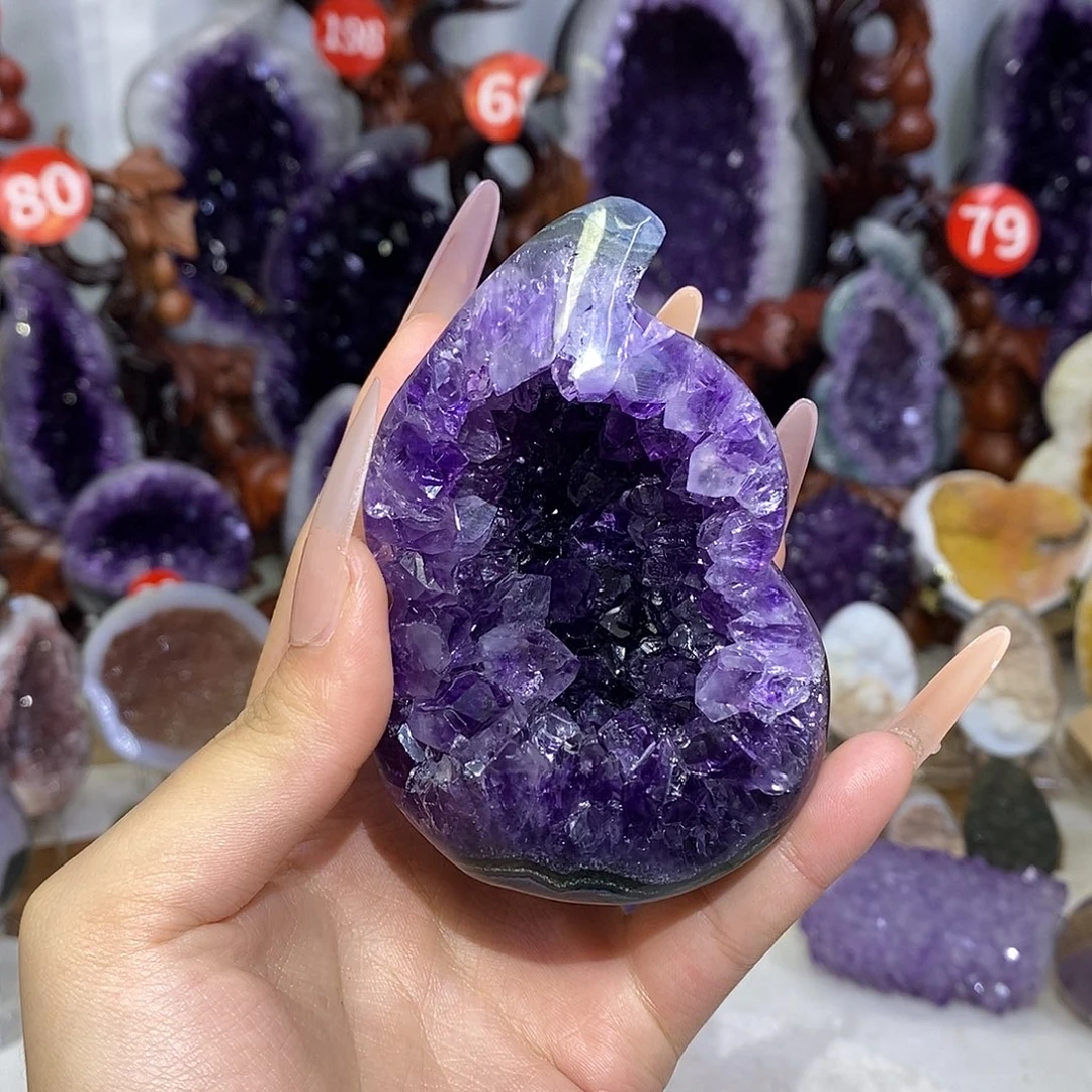 未镶嵌紫晶大型摆件（非配饰）