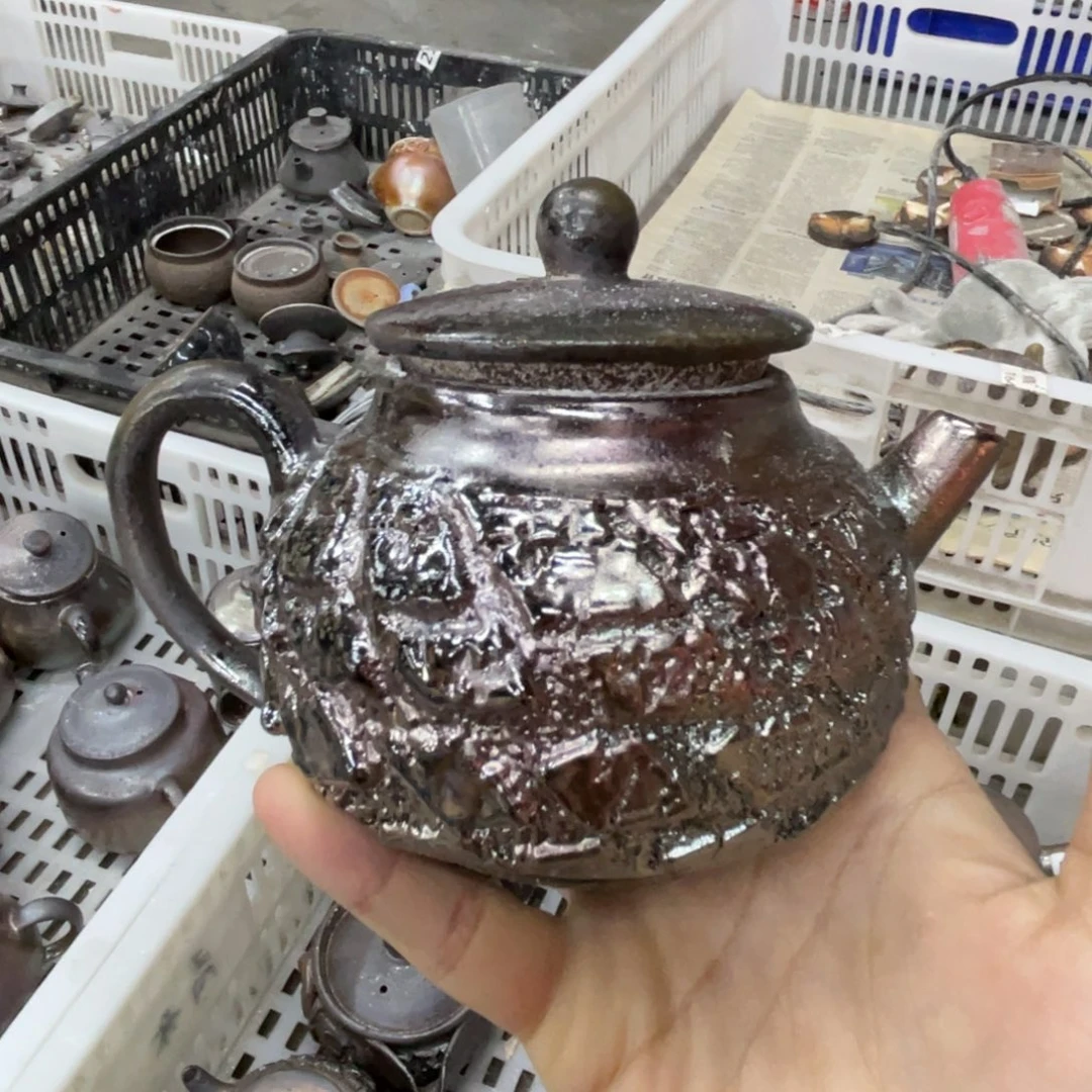 柴烧茶壶柴烧茶壶