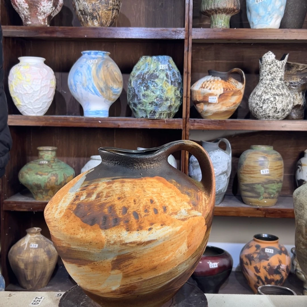 摆件703华庭街上釉面子女多